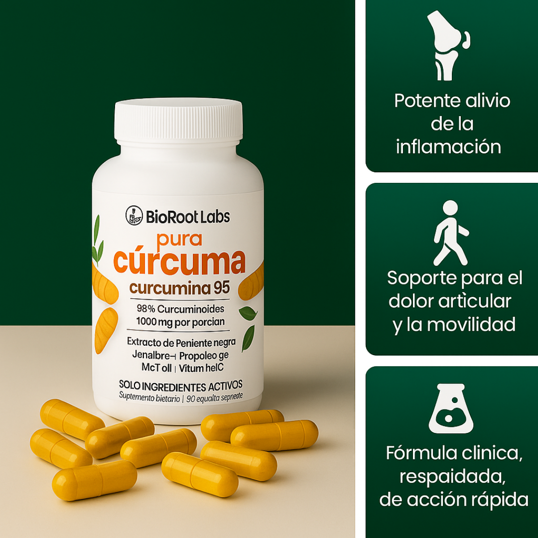 Cápsulas De Curcumina De Cúrcuma (1000 mg - x60)