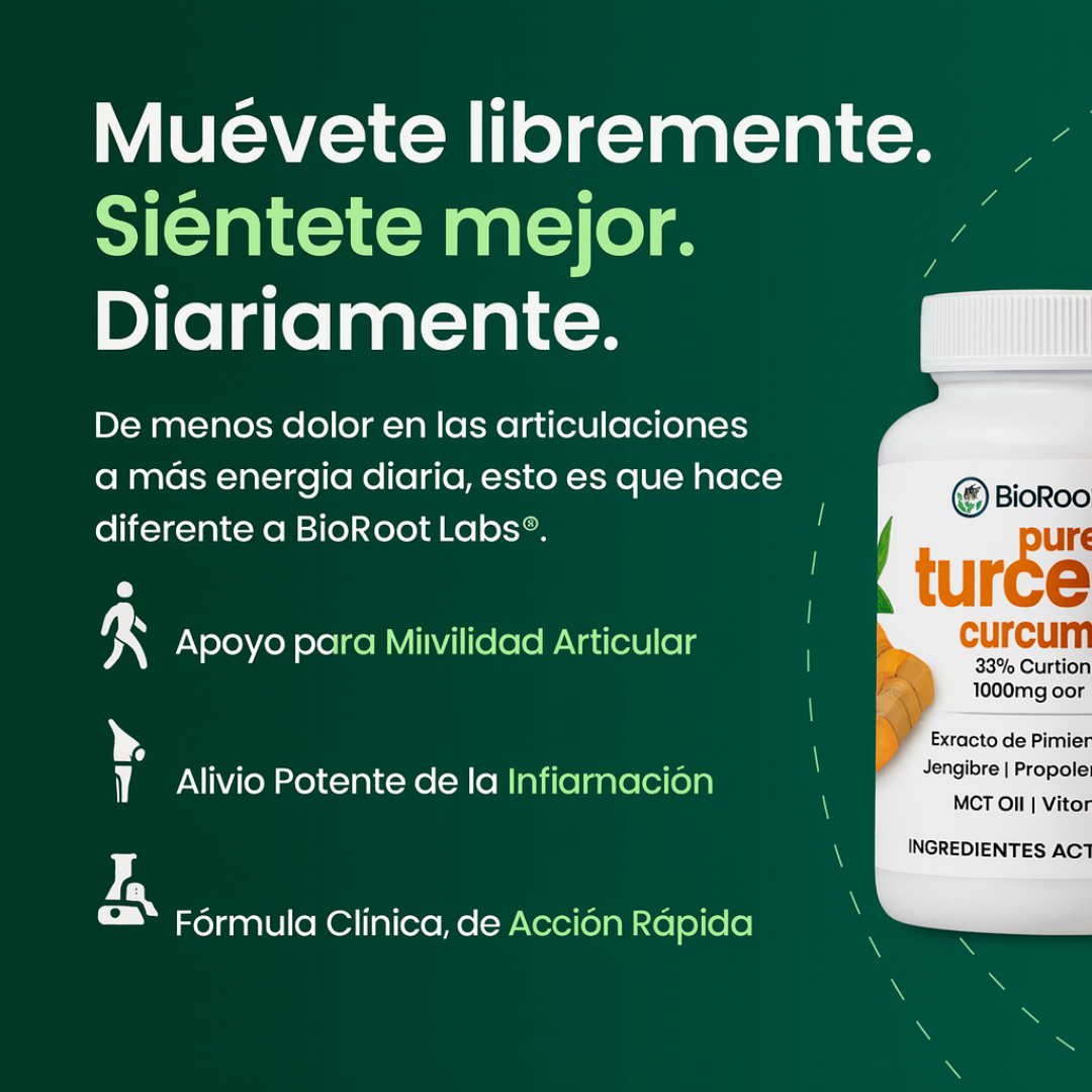 Cápsulas De Curcumina De Cúrcuma (1000 mg - x60)